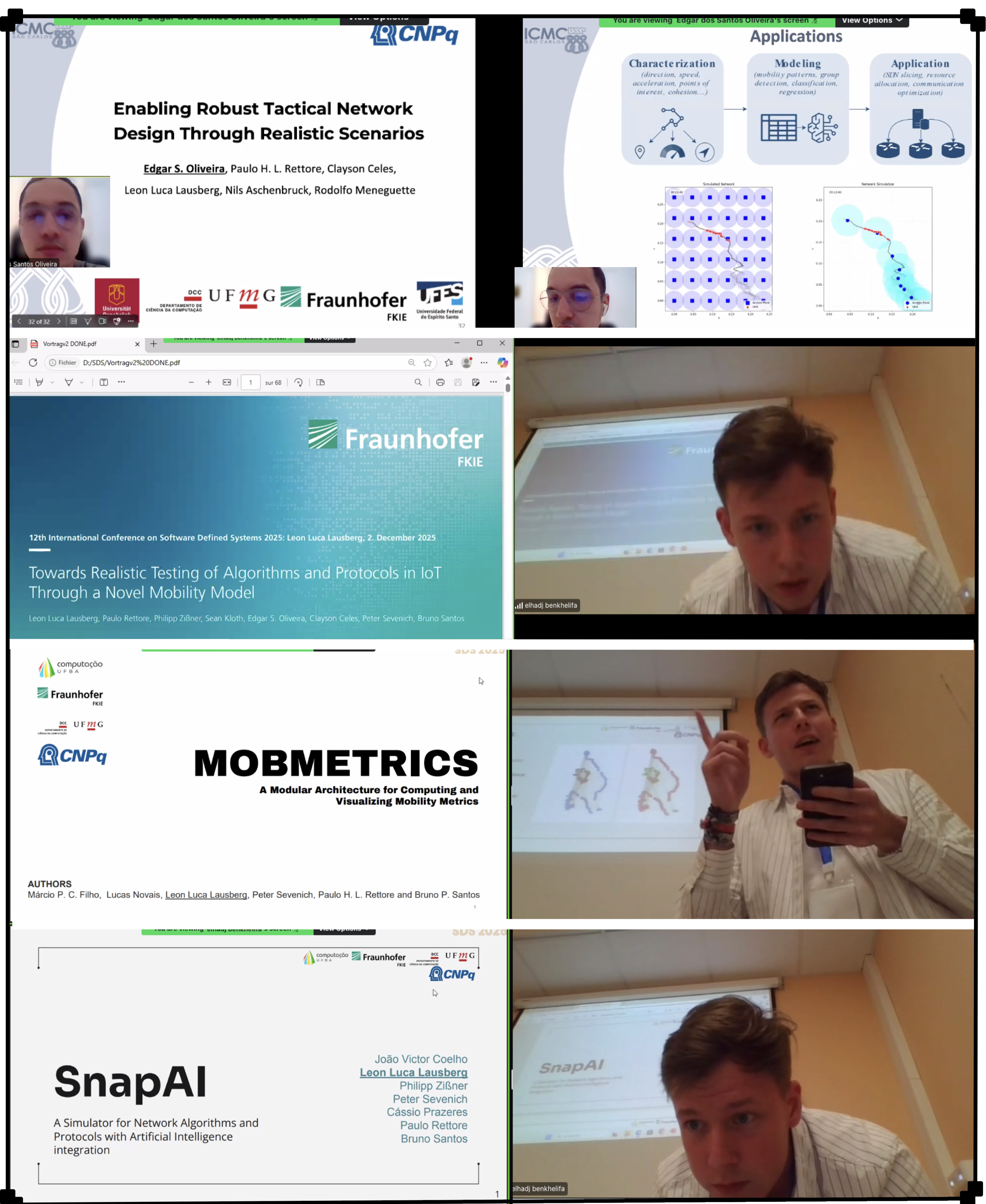 Apresentação do trabalho no SDS 2025