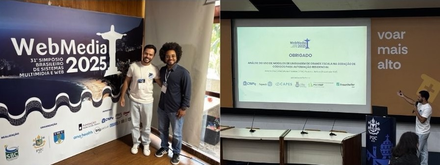 Apresentação do trabalho no WebMedia 2025