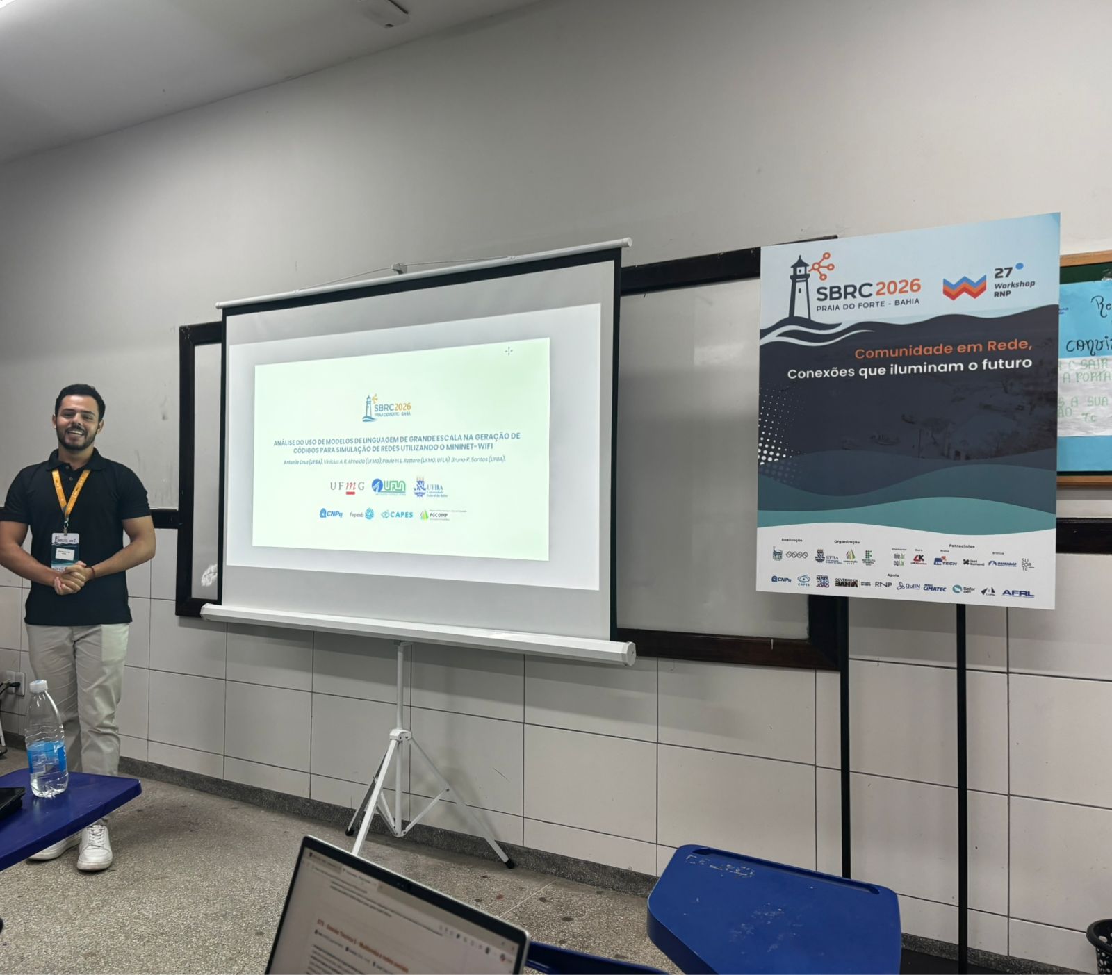Apresentação do trabalho no SBRC 2026 - Antonio Cruz